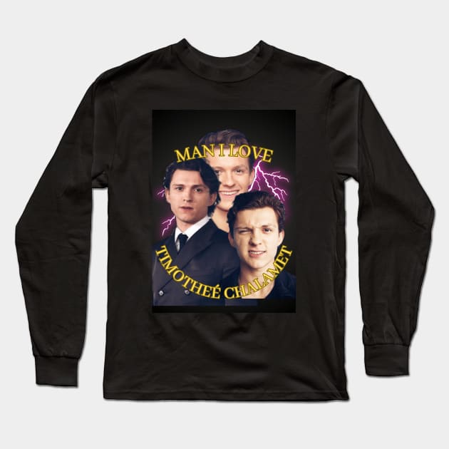 Tom Holland Long Sleeve T-Shirt by ilustracici